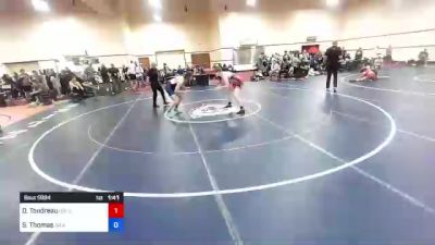 80 kg Cons 32 #1 - Dylan Tondreau, Gold Rush Wrestling vs Sam Thomas, Inland Northwest Wrestling Training Center