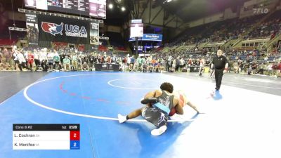 195 lbs Cons 8 #2 - Luke Cochran, Georgia vs Kingsley Menifee, Virginia