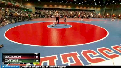 49-52 lbs Round 3 - Wyatt Watson, Yerington Lions Wrestling vs Quintyn Santos, Buckaroo Wrestling Club