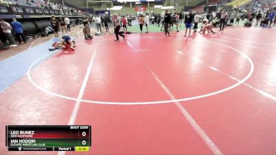 132 lbs Cons. Round 3 - Ian Hodgin, Elevate Wrestling Club vs Leo Runez, New Hampshire