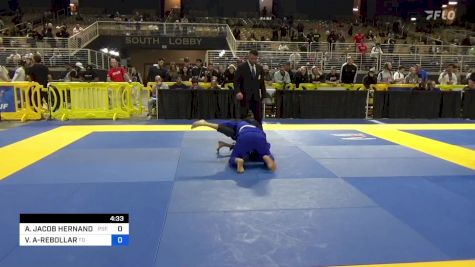 ANDREW JACOB HERNANDEZ vs VILLANEL ALBARRAN-REBOLLAR 2024 Pan Jiu Jitsu IBJJF Championship