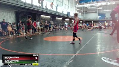 145 lbs Round 1 (10 Team) - Evan Wittman, Assassins Blue vs Nicholas Stan, WALA