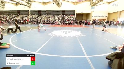 63-M lbs Consi Of 16 #1 - Leo Mastrosimone, GPS Wrestling Club vs Aiden Spisso, Pursuit Wrestling Club