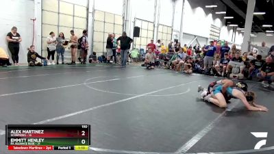 110 lbs Round 1 (8 Team) - Emmitt Henley, PA Alliance Blue vs Alex Martinez, Scorpions