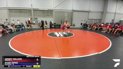 195 lbs Placement Matches (16 Team) - Johnny Williams, Missouri vs Ryder Depies, Wisconsin