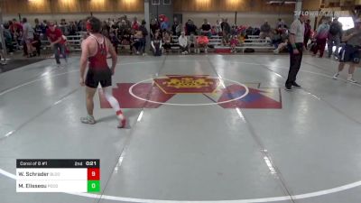 160 lbs Consi Of 8 #1 - Wyatt Schrader, Bloomsburg vs Michael Elisseou, Pocono Summit