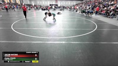 106 lbs Champ. Round 2 - Jacob Natzke, Menasha vs Evan Coles, Lane Tech (IL)