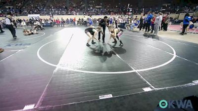 112 lbs Quarterfinal - Diesel Russell, Salina Wrestling Club vs Brooklyn Church, Wagoner Takedown Club