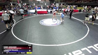 157 lbs 5th Place Match - Chris Anguiano, Neutral Grounds Wrestling Club vs Langdon Mullica, California