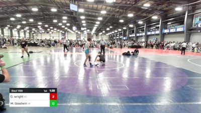 107 lbs Round Of 32 - Omarzria (Ria) Wright, NC vs Mia Goodwin, VA