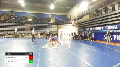 149 lbs Quarterfinal - Ethan Basile, Northern Iowa vs Tanner Gerber, North Dakota State