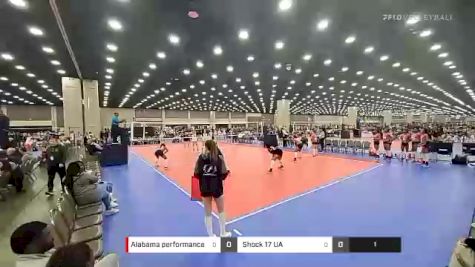 Alabama performance 17 whi vs Shock 17 UA - 2022 JVA World Challenge presented by Nike - Expo Only