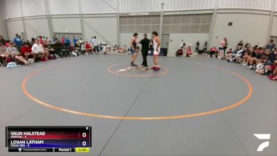 220 lbs Round 1 (8 Team) - Vaun Halstead, Oregon vs Logan Latham, Texas Red