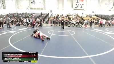 131 lbs Champ. Round 3 - Conner Carpenter, South Lewis Wrestling Club vs Jackson Marks, Crown City Wrestling Club