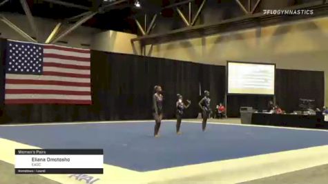Eliana Omotosho - Women's Pairs, EAGC - 2021 USA Gymnastics Championships