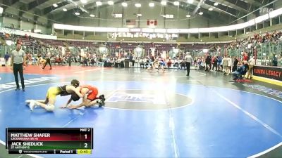 101 lbs Cons. Round 4 - Jack Shedlick, St Anthonys vs Matthew Shafer, Lackawanna Sr HS