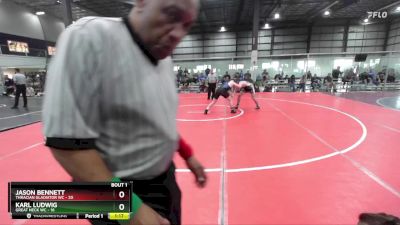 150 lbs Semis (4 Team) - Jason Bennett, THRACIAN GLADIATOR WC vs Karl Ludwig, GREAT NECK WC