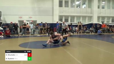 184 lbs Quarterfinal - Seth Shumate, Ohio State vs Aaron Ayzerov, Columbia