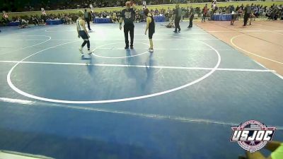 85 lbs Round Of 16 - Carter Perry, Choctaw Ironman Youth Wrestling vs Bentley Lambert, Shawnee Takedown Club