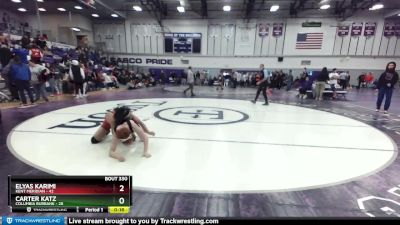 113 lbs 3rd Place Match - Carter Katz, Columbia Burbank vs Elyas Karimi, Kent Meridian