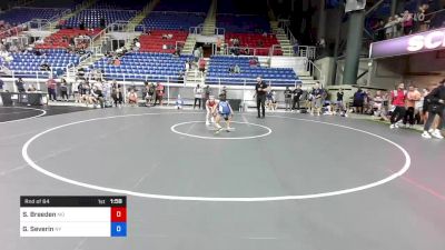 100 lbs Rnd Of 64 - Sandy Breeden, Missouri vs Gabrielle Severin, New York