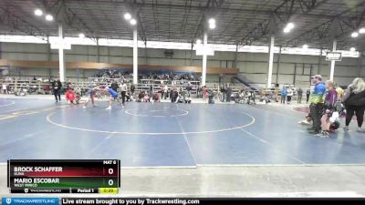 132 lbs Cons. Round 7 - Brock Schaffer, Kuna vs Mario Escobar, West Minico