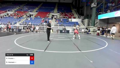 126 lbs Rnd Of 16 - Hoyt Hvass, Idaho vs Drew Hansen, Michigan