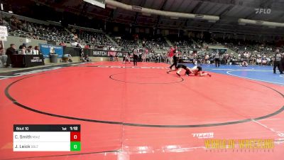 95 lbs Round Of 32 - Cooper Smith, Maize Wrestling Club vs Joseph Leick, Sebolt Wrestling Academy