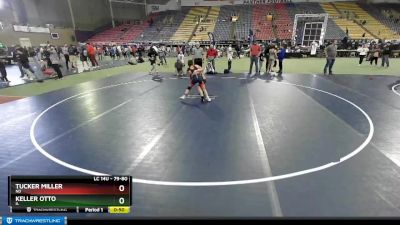 79-80 lbs Round 3 - Keller Otto, IL vs Tucker Miller, ND