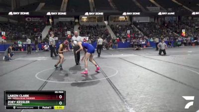 135 lbs Semifinal - Zoey Kessler, Independence vs Laiken Clark, WR- Topeka Blue Thunder