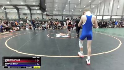 106 lbs Cons. Round 2 - Caleb Clemans, WA vs Thomas Ryan, WA