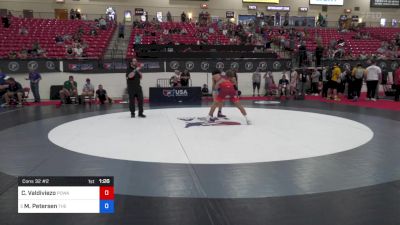 65 kg Cons 32 #2 - Carlos Valdiviezo, Poway Wrestling vs Mason Petersen, The Underground Wrestling Club