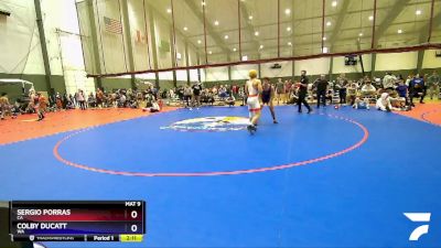 150 lbs Semifinal - Sergio Porras, CA vs Colby Ducatt, WA