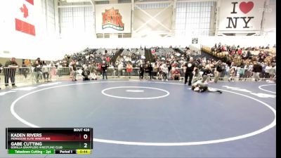 96 lbs Cons. Round 4 - Gabe Cutting, Gorilla Grapplers Wrestling Club vs Kaden Rivers, Mongoose Elite Wrestling