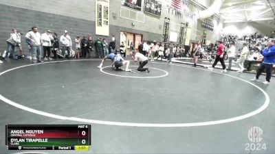 116 lbs Quarterfinal - Angel Nguyen, Central Catholic vs Dylan Tirapelle, Clark