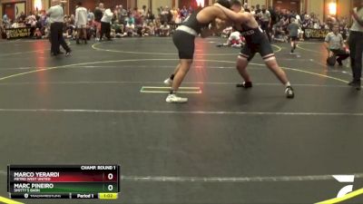 220 lbs Champ. Round 1 - Marco Yerardi, Metro West United vs Marc Pineiro, Smitty`s Barn