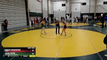 102-112 lbs Champ. Round 1 - Kinley Davenport, FoxFit vs Capri Sayer, 308 Wrestling Academy