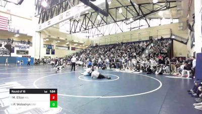 121 lbs Round Of 16 - Max Elton, Holy Spirit vs Pat Woloshyn, Council Rock South