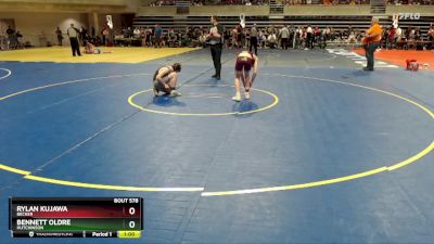 108 lbs Semifinal - Rylan Kujawa, Becker vs Bennett Oldre, Hutchinson