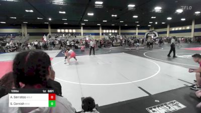 109 lbs Consi Of 8 #2 - Alicia Serratos, Wolfpack WC vs Sophia Cornish, Reign WC