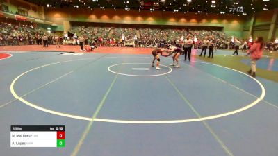 126 lbs Consi Of 32 #2 - Nathaniel Martinez, Fruitland vs Abner Lopez, Spanish Springs