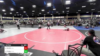 46 lbs 3rd Place - Jack Smith, Coalinga Roughneck Wrestling vs Jacques Finley, Spokane Wrestling