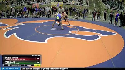 138 lbs Cons. Round 1 - Kyle Zajic, Sweet Home Mat Club vs Jayden Davis, Cottage Grove Wrestling Club