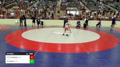 57 lbs 3rd Place - Drayvin Fonteboa, Georgia vs Samuel Shell, Morris Fitness Wrestling Club