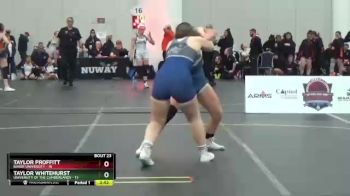 143 lbs Semis & 3rd Wb (16 Team) - Taylor Proffitt, Baker University vs Taylor Whitehurst, University Of The Cumberlands