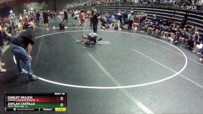 52 lbs Finals (8 Team) - Oakley Mulich, Kansas Lavendar Dragon vs Zaylah Castillo, Team Texas Red