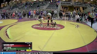 70 lbs Semifinal - Kaysen Oden, Dallas Mat Club vs Ace Mead, Team Bucs - North Bend