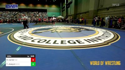 52 lbs Round Of 16 - Roman Carter, Mat Demon Wrestling Club vs Tyson Joaquin, NexGen Regional Training Center