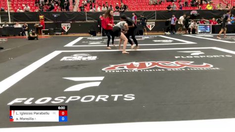 Lucia Iglesias Parabellum BJJ vs Amela Mansilla 2024 ADCC Sao Paulo Open