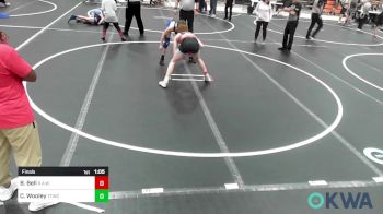 132 lbs Final - Brendan Bell, R.A.W. vs Corbin Wooley, Team Tulsa Wrestling Club